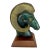 Mid Century Brass & Verdigris Patina Ram Bust - La Barge / Marbro Style For Sale