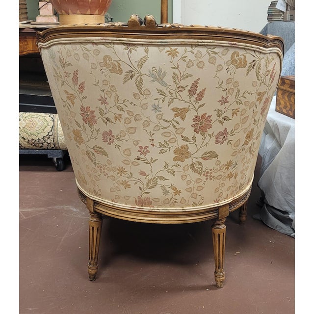 1920s Beautiful French Antique Chaises Lounge Settee For Sale - Image 9 of 16