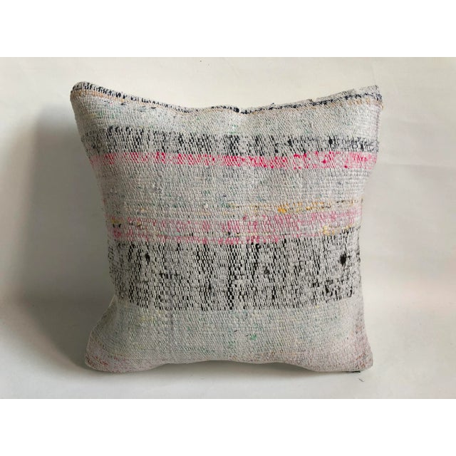 1960s Turkish Tribal Kilim Pillow For Sale In Phoenix - Image 6 of 6