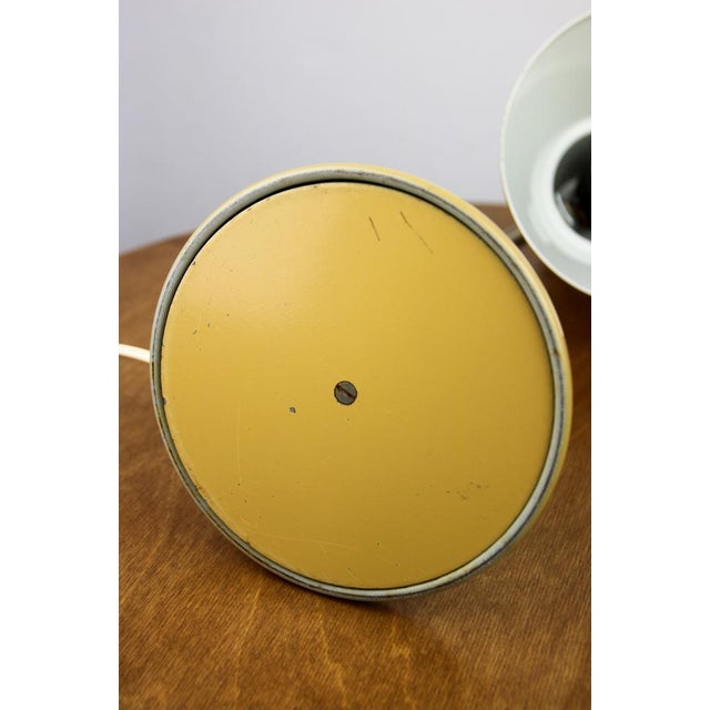 Adjustable Desk Lamp in Blue and Sand Painted Metal and Chrome-Plated Spiral Arm, 1970s, Set of 2 For Sale - Image 13 of 17