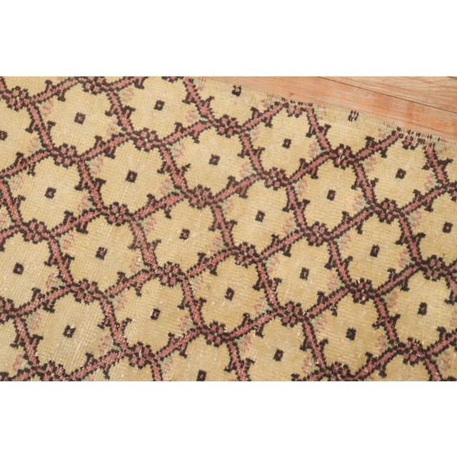 Narrow Vintage Zabihi Collection Turkish Runner For Sale - Image 10 of 10