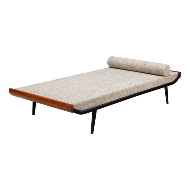 Cleopatra Daybed in Melange Fabric by Dick Cordemeijer for Auping, Netherlands, 1954 For Sale