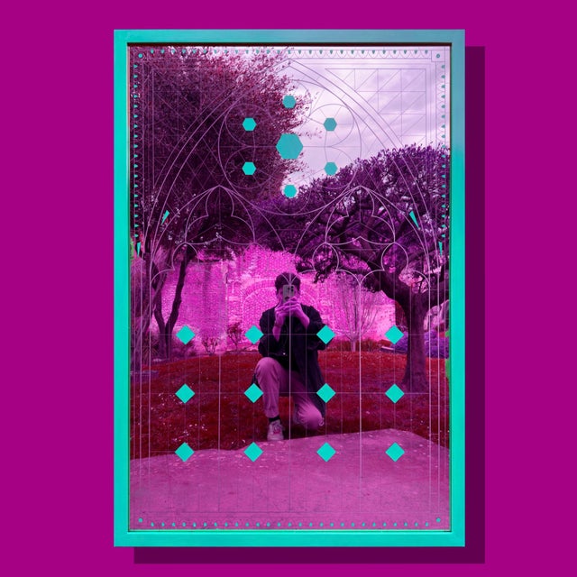 Contemporary Giuseppe Castellano, Inside/Outside?, 2025, Acrylic For Sale - Image 3 of 3