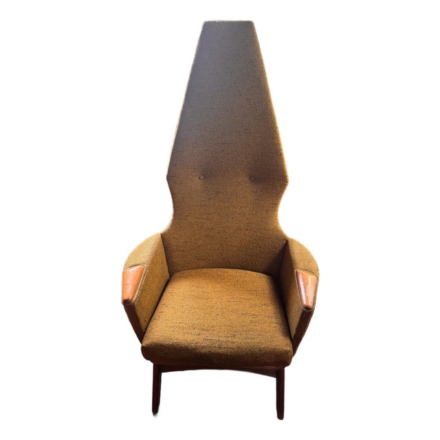 1960s Attributed to Adrian Pearsall for Craft Associates 2056-C Highback Lounge Chair For Sale