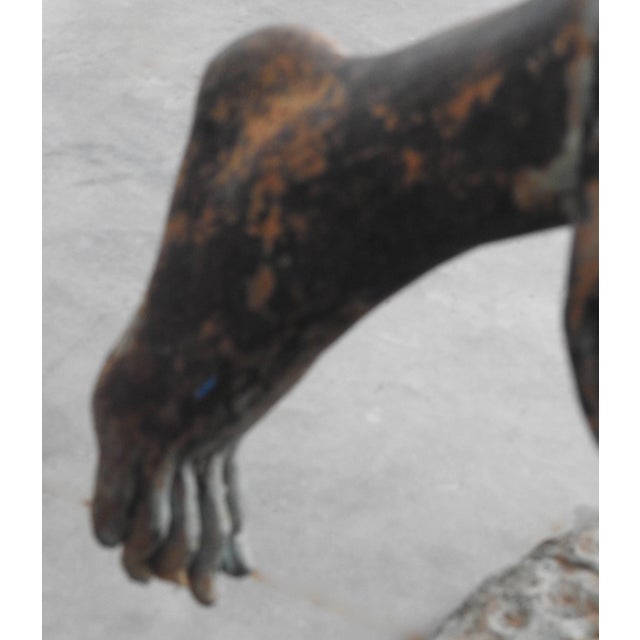 Bronze Art Deco Italian Bronze With Women and Children For Sale - Image 8 of 11