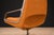 “Low Commander” Swivel Armchair by Jorge Zalszupin, Bronze Chenille & Aluminum, Brazil, 1973 – Lot 869 For Sale In New York - Image 6 of 18