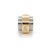 Cartier Mid 20th Century Cartier Santos 18k Gold & Stainless Steel Barrel Slide Charm Pendant For Sale - Image 4 of 6