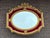 1980 French Louis XVI Gold Velvet Wood Wall Mirror 1 Piece For Sale - Image 9 of 13