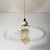 A beautifully hand-blown French white opaline glass pendant light dating to the 1930s. Sourced in Provence, this classic...