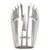 Silver 1970s Gio Ponti “Il Diavolo" Decorative Mask For Sale - Image 8 of 18