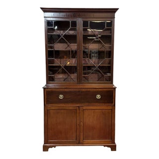 19th Century Victorian Mahogany Writing Desk For Sale