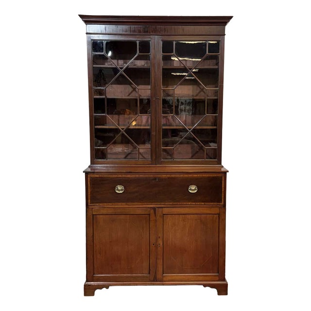 19th Century Victorian Mahogany Writing Desk For Sale