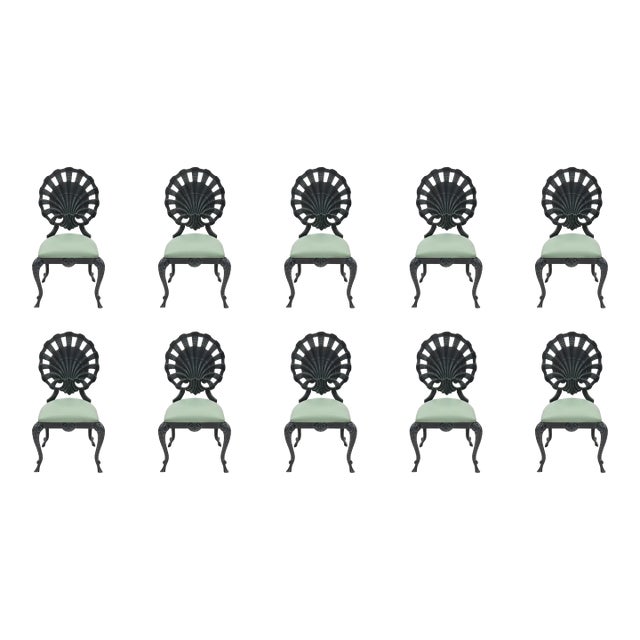 Set of 10 "Veneman Collection" Grotto Garden Chairs by Tropitone For Sale