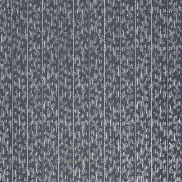 Contemporary Sample - Schumacher X David Oliver Montepellier Wallpaper in Silver Stellar For Sale - Image 3 of 3