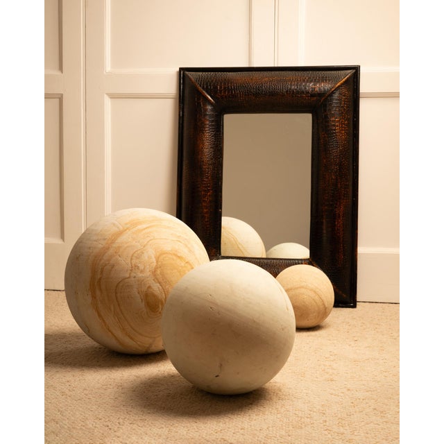 1980s Faux Python Mirror, 1980s For Sale - Image 5 of 7