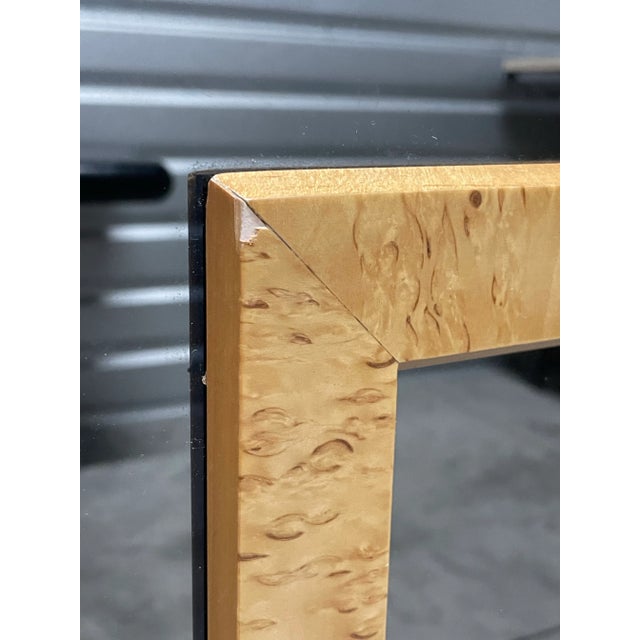 1970s Romweber Mirrored Burl Wood Buffet Cabinet For Sale - Image 10 of 10