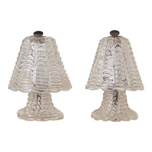 1940s Petite Murano Glass Lamp