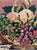 Textile French Tapestry. Vintage French Tapestry Framed Needlepoint With Beading For Sale - Image 7 of 12