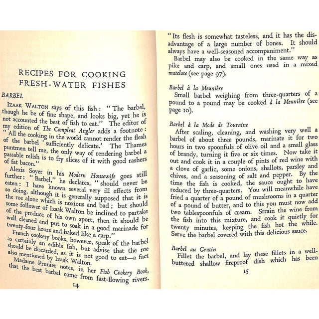 "From Creel to Kitchen: How to Cook Fresh-Water Fish" 1939 Heath, Ambrose For Sale - Image 9 of 10