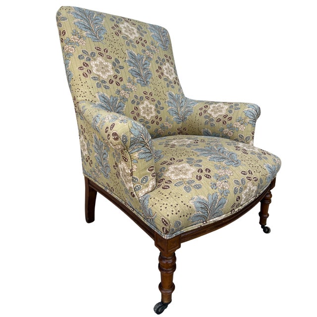 English 1930's English Accent Chair For Sale - Image 3 of 10