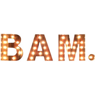 Bam Marquee Light by Scott Coppersmith For Sale