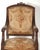 Pair of Louis XVI–Style Walnut/Beech Part Gilt Armchairs With Aubusson Tapestry Upholstery For Sale In San Francisco - Image 6 of 12
