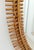 Wood Mid-Century Italian Oval Wall Mirror with Bamboo Frame by Franco Albini, 1960s For Sale - Image 7 of 12