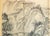 1970s Ming Style Monochrome Silk Screen "Mountain Landscape With River" For Sale - Image 14 of 18