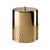 New York Waste Basket Full Shiny Gold, Made in Italy by Villari. Established by Cesare and Silvia Villari in 1967 in...