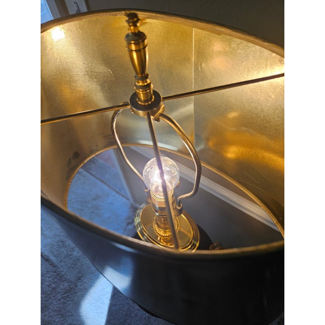 Waterford Overture Table Lamp in Cut Crystal and Brass For Sale - Image 10 of 11