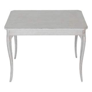 Early 20th Century Swedish Coffee Table with Graceful Cabriole Legs For Sale