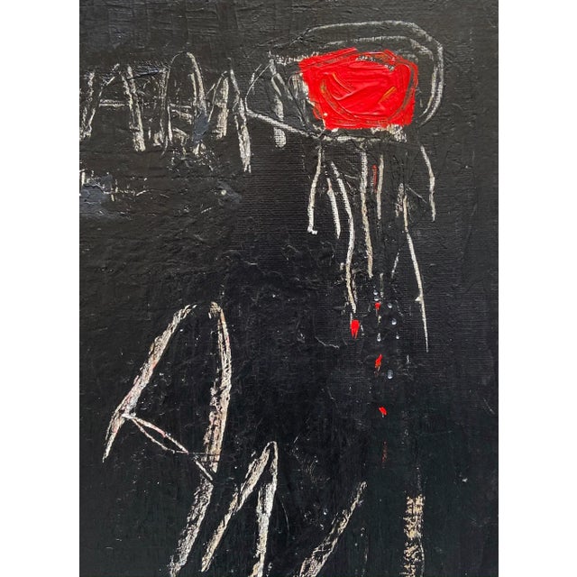 The Great Winter AM 8, Italian Abstract, Oil on Canvas Painting, Massimo D'Orta For Sale - Image 4 of 8