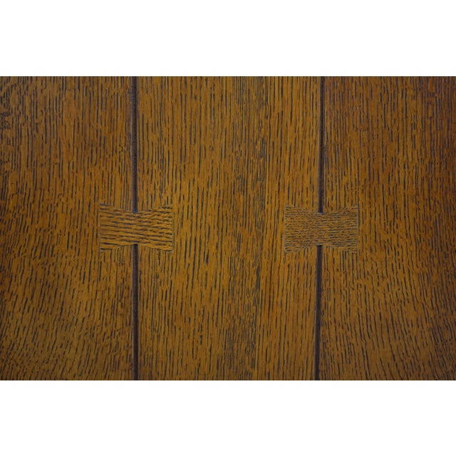 Stickley Mission Oak 1 Door 1 Drawer Media Cabinet For Sale - Image 12 of 18