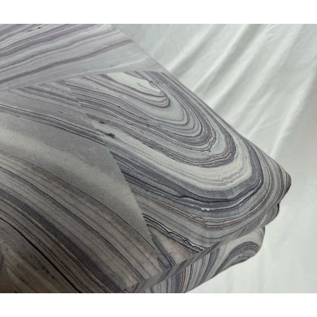 Pair of 1970’s Ottomans in the Style of Billy Baldwin For Sale - Image 11 of 12