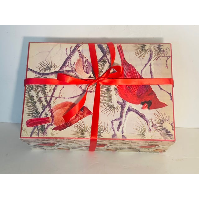 Vintage Jumbo Handpainted European Christmas Ornaments in Box For Sale - Image 11 of 11