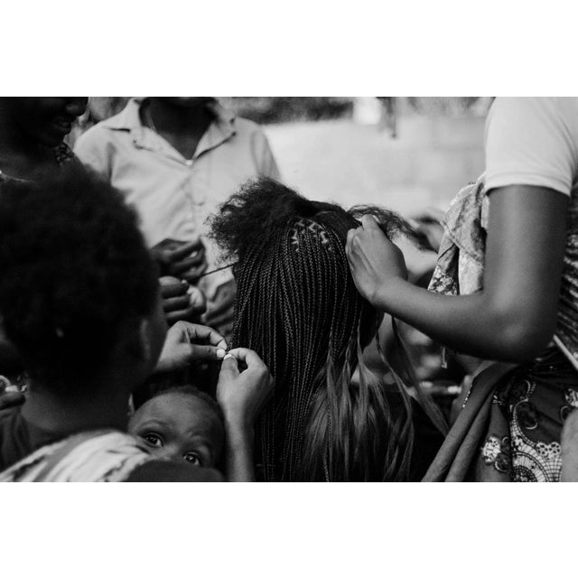 Contemporary Photography "Braiding" by Douglas Condzo a group of women braiding. - A limited edition of 15; - Hand-signed...