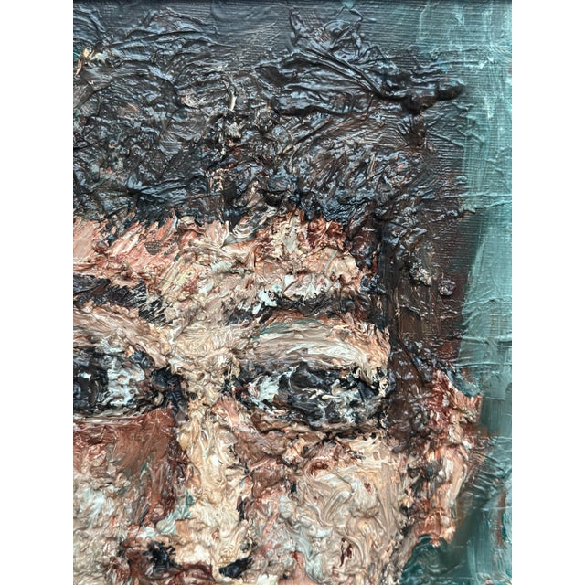 Jan‑erik Carlsson, Portrait, 1950s, Oil Painting on Canvas, Framed For Sale - Image 6 of 13
