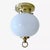 Vintage Glass Ceiling Light from Limburg For Sale - Image 12 of 12