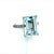 Traditional Natural Aquamarine Diamond Ring 14K W Gold 6.67 TCW Certified For Sale - Image 3 of 9