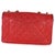 Chanel Red Quilted Caviar Medium Filigree Flap Handbag For Sale - Image 4 of 6