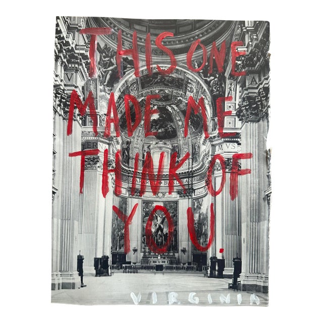 This One Made Me Think of You Painting by Virginia Chamlee For Sale