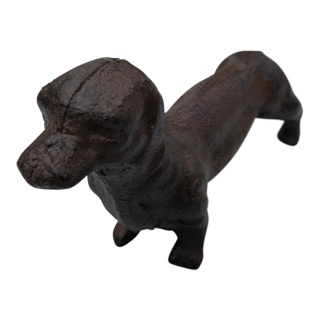 Iron Dachshund Decoration Paperweight M For Sale