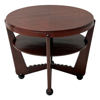 Art Deco Coffee Table in American Walnut by Max Coini, 1920s For Sale