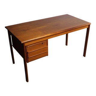 Peter Løvig Nielsen Teak Slide Top Desk For Sale