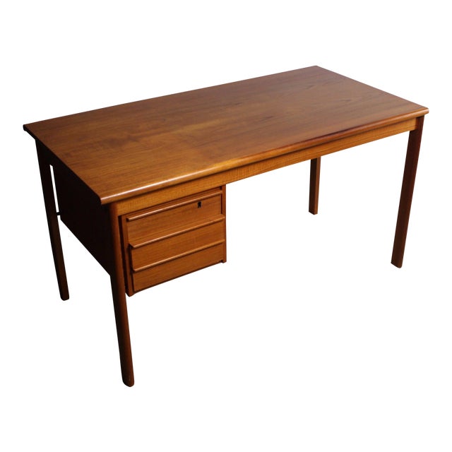 Peter Løvig Nielsen Teak Slide Top Desk For Sale