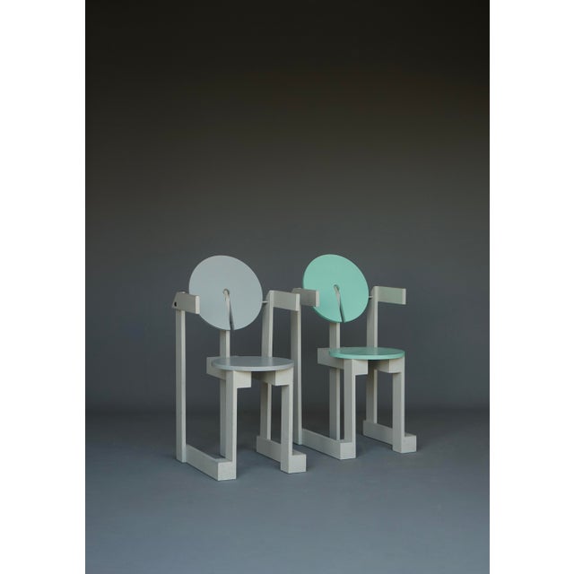 Vintage Dining Chairs by Henk Lampe, 1979, Set of 2 For Sale - Image 3 of 18
