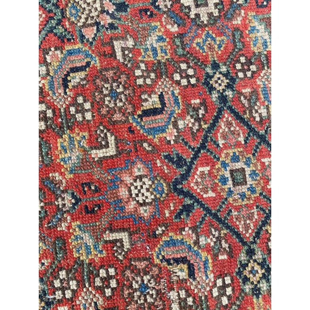 Antique Long Kurdish Malayer Rug, 1890s For Sale - Image 14 of 18