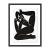 Postmodern Choreographic Character 2 by Cedric Pierre-Bez, Art Print in Black Frame, Small For Sale - Image 3 of 3
