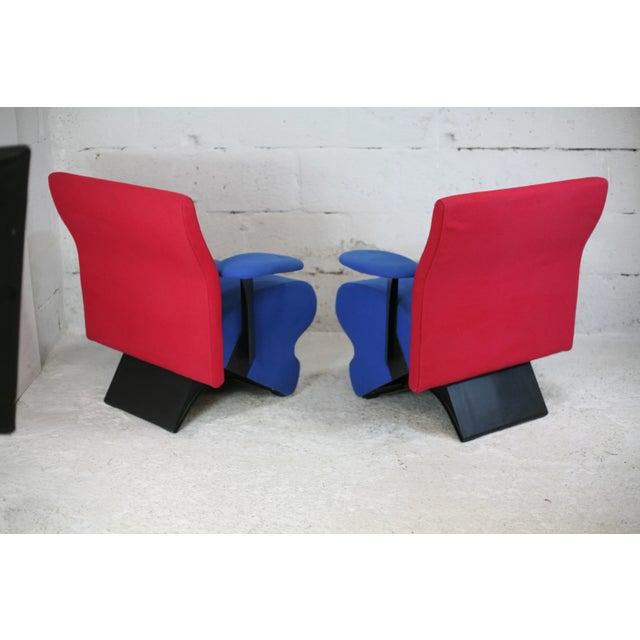 Textile Set of Gordon Russell Edition Lounge Chairs, 1995s For Sale - Image 7 of 18