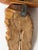 Swedish Folk Art Wood Wall Sconce with Birch Bark Shade, 1950 For Sale - Image 14 of 16